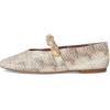 image:imageSteve Madden Womens Poppin Ballet FlatNatural Snake