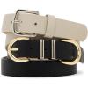 image:imageSteve Madden Womens Harley 2 for 1 Pant BeltCamel