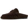 Chocolate Brown Suede