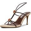 image:imageSteve Madden Womens Ramos Heeled SandalBrown Multi Stones