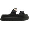 image:imageSteve Madden womens Bigschmona BlackBlack SuedeBlack Jelly
