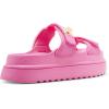 image:imageSteve Madden womens Bigschmona BlackBlack SuedePink Jelly