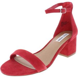 image:imageSteve Madden Womens Irenee Heeled SandalRed Suede