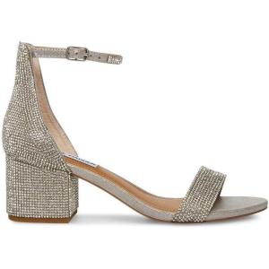 image:imageSteve Madden Womens Irenee Heeled SandalSilver Rhinestone