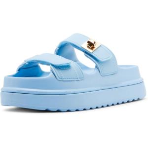 image:imageSteve Madden womens Bigschmona BlackBlack SuedeBlue Jelly