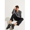 image:imageSteve Madden Mens AAHRON Loafer Black Velvet WSilver BIT115