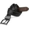 image:imageSteve Madden Mens Reversible Mens Dress Casual Every Day Leather BeltBlackBrown Double Stitch