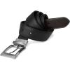 image:imageSteve Madden Mens Reversible Mens Dress Casual Every Day Leather BeltBlackBrown Edge Stitch