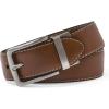 image:imageSteve Madden Mens Reversible Mens Dress Casual Every Day Leather BeltCognacBlack Feather Edge