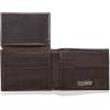 image:imageSteve Madden Mens Slim Leather Wallet with Extra Capacity Attached Flip PocketsBrown Smooth Grain