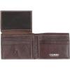 image:imageSteve Madden Mens Slim Leather Wallet with Extra Capacity Attached Flip PocketsBrownAntique