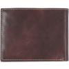 image:imageSteve Madden Mens Slim Leather Wallet with Extra Capacity Attached Flip PocketsBrownAntique