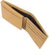 image:imageSteve Madden Mens Slim Leather Wallet with Extra Capacity Attached Flip PocketsTanAntique