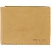 image:imageSteve Madden Mens Slim Leather Wallet with Extra Capacity Attached Flip PocketsTanAntique