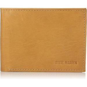 image:imageSteve Madden Mens Antique Leather Passcase WalletTan