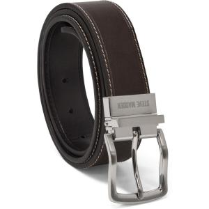 image:imageSteve Madden Mens Reversible Mens Dress Casual Every Day Leather BeltBrownBlack Oil Tanned