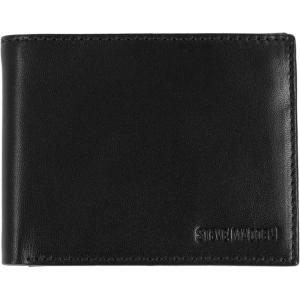 image:imageSteve Madden Mens Slim Leather Wallet with Extra Capacity Attached Flip PocketsBlack Glove