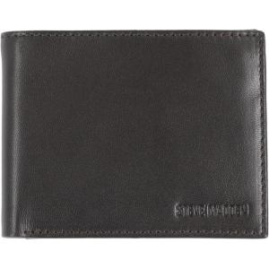 image:imageSteve Madden Mens Slim Leather Wallet with Extra Capacity Attached Flip PocketsBrown Glove