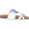 image:imageSteve Madden Girls Jwaive Flat SandalIridescent