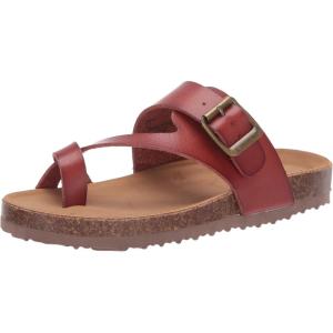 image:imageSteve Madden Girls Jwaive Flat SandalCognac