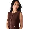 image:imageSteve Madden Womens Aliya Sweater VestChocolate