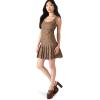 image:imageSteve Madden Womens Avie DressBrown Plaid Mix