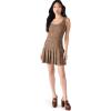 image:imageSteve Madden Womens Avie DressBrown Plaid Mix