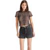 image:imageSteve Madden Womens Fia TopCheeta Print