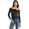 image:imageSteve Madden Womens Apparel Rosetta TopBlack