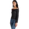 image:imageSteve Madden Womens Apparel Rosetta TopBlack