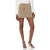 image:imageSteve Madden Womens Lark Wrap SkirtGrey Plaid