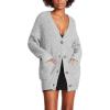 image:imageSteve Madden Womens Rayna Cardigan SweaterHeather Grey