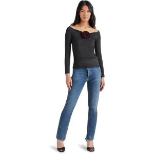 image:imageSteve Madden Womens Apparel Rosetta TopBlack