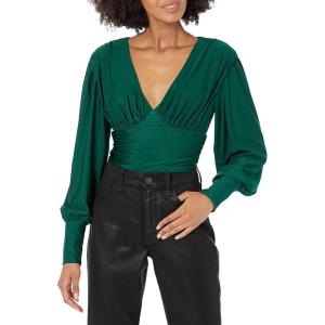 image:imageSteve Madden Womens Kali Bodysuit ShirtPine Green
