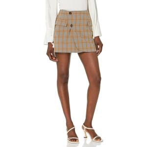 image:imageSteve Madden Womens Lark Wrap SkirtGrey Plaid