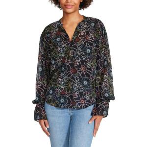 image:imageSteve Madden Womens Steve Madden Apparel Camella BlouseBlack Multi