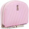 image:imageSteve Madden JadezH Diagonal Quilted Dome CardholderPink