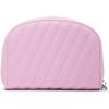 image:imageSteve Madden JadezH Diagonal Quilted Dome CardholderPink