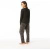 image:imageSteve Madden Womens Pajama 3 Piece Set Long Sleeve Shirt Pants Lounge ShortsBlack Camo Spots