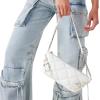 image:imageSteve Madden Womens Steve Madden Bcandi Elongated Shoulder BagWhite
