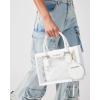 image:imageSteve Madden Womens Steve Madden Bcelene Clear Box Bag WPouchWhite
