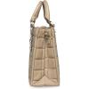 image:imageSteve Madden Womens Steve Madden Bmich Quilted Top Handle SatchelTimeless Taupe
