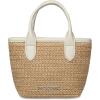 image:imageSteve Madden Womens Steve Madden Boww Mini Straw Top Handle WBowWhite Multi