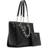 image:imageSteve Madden Womens Steve Madden Kattth Tote WPouchBlack