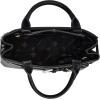 image:imageSteve Madden Womens Steve Madden Roxanne Smooth Satchel With Patent BeltBlack