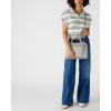 image:imageSteve Madden Womens Steve Madden Roxanne Smooth Satchel With Patent BeltLight Grey