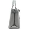 image:imageSteve Madden Womens Steve Madden Roxanne Smooth Satchel With Patent BeltLight Grey