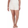 image:imageSteve Madden Womens Womens Fuzzy Pullon Chenille Sleep Shorts Cozy Pajama BottomsWhite