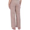 image:imageSteve Madden Womens Womens Fuzzy WideLeg Chenille Sleep Pants Cozy Pajama BottomsBark