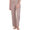 image:imageSteve Madden Womens Womens Fuzzy WideLeg Chenille Sleep Pants Cozy Pajama BottomsBark